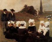 帕斯卡 阿道夫 让 达仰 布弗莱 : Bretonnes au Pardon